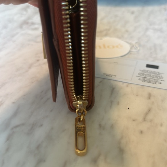 Chloé Brown Leather Wallet - Picture 9 of 15